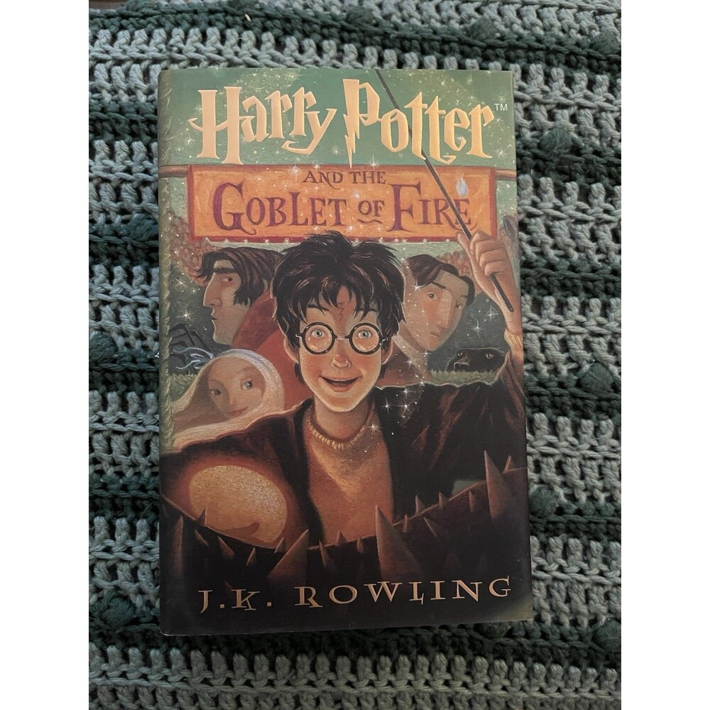 Harry Potter and the Goblet of Fire, J. K. Rowling, Hardcover LARGE Print Copy